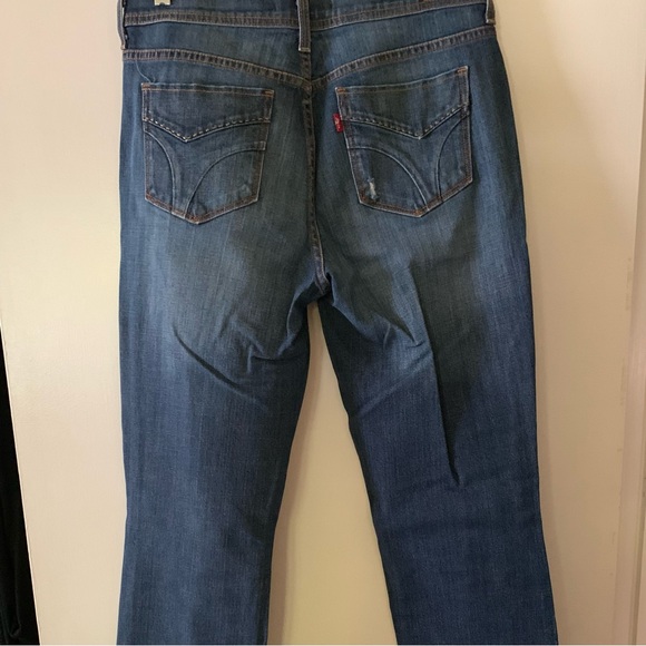 LEVI 505 Straight Leg Jeans ~ 10 Long ~ SlowFashion, Sustainable, Cowboy VTG - Picture 2 of 6